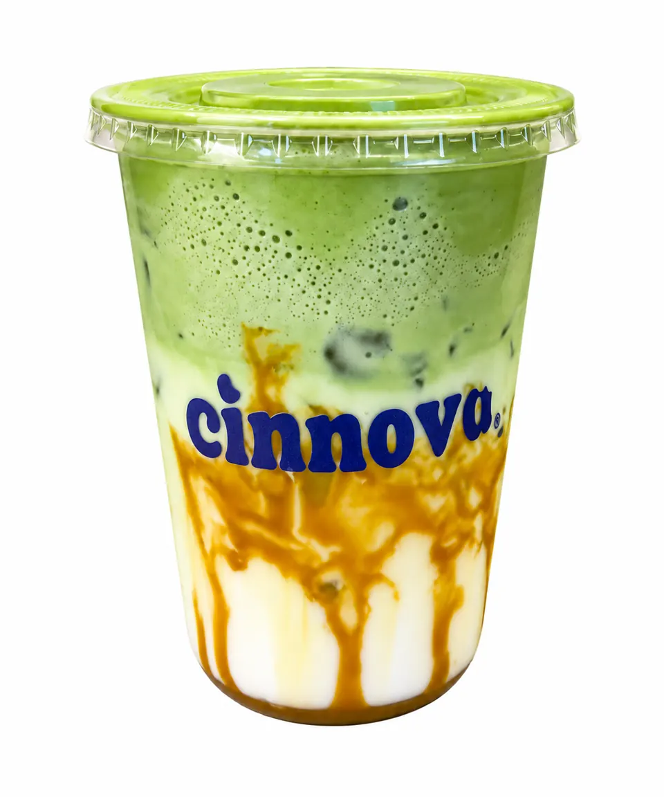 Dulce de Leche Iced Matcha at Cinnova Nairobi